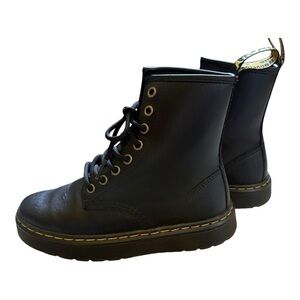 Dr. Martens Women Zavala Combat Boot in Black Sz 5 EU 36